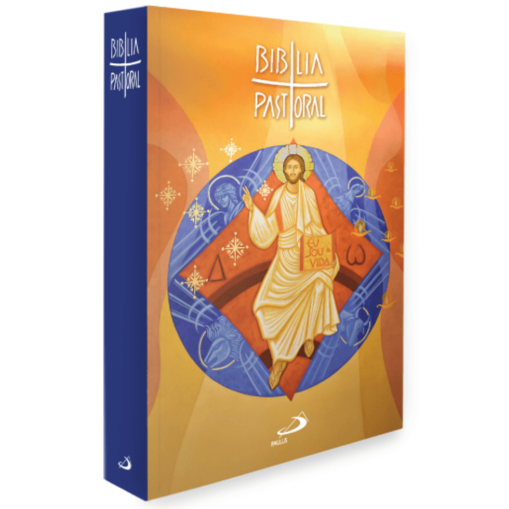 BIBLIA PASTORAL MEDIA CRISTO - PINTURAS LATERAIS