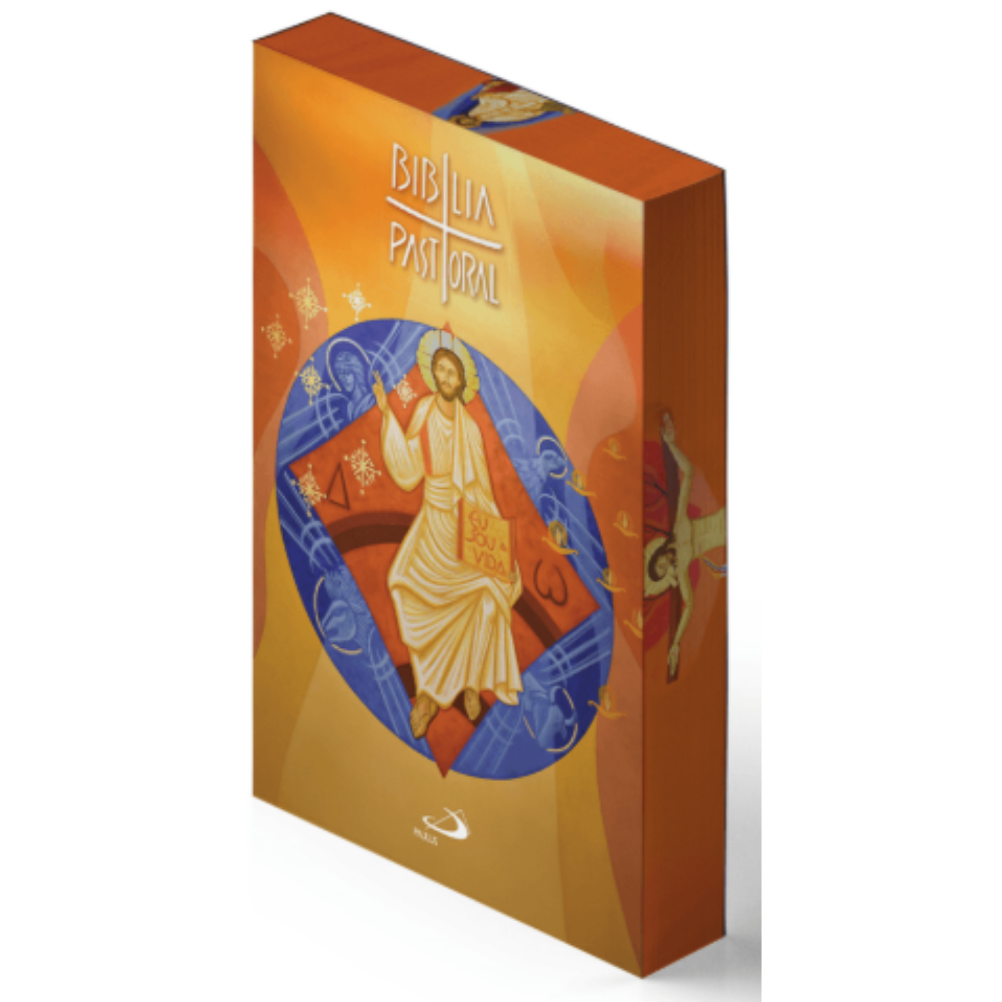 BIBLIA PASTORAL MEDIA CRISTO - PINTURAS LATERAIS