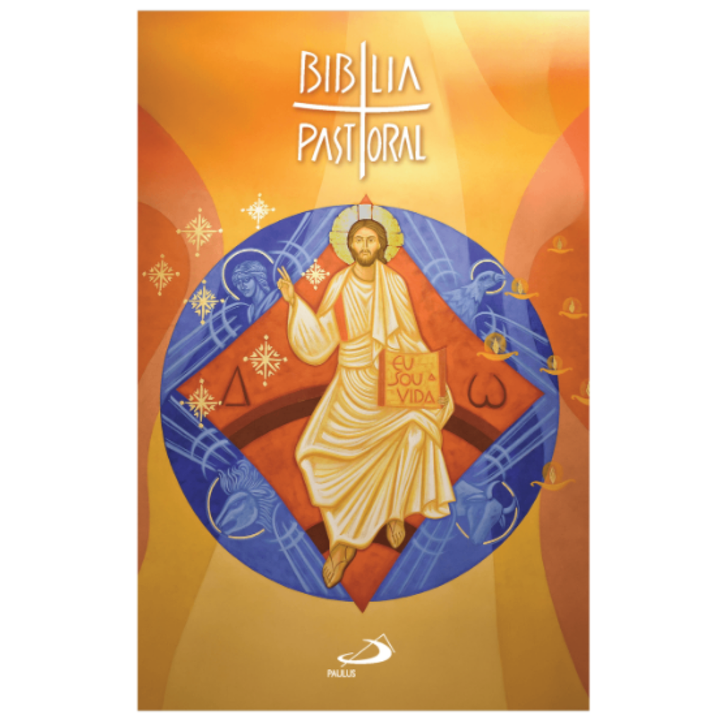BIBLIA PASTORAL MEDIA CRISTO - PINTURAS LATERAIS