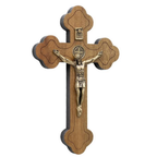 Cruz Moldada de Parede 12 cm – Medalha de São Bento