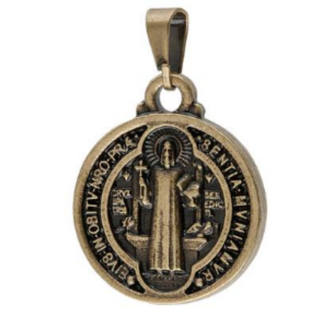 Medalha de São Bento - Pequena – Ouro Velho
