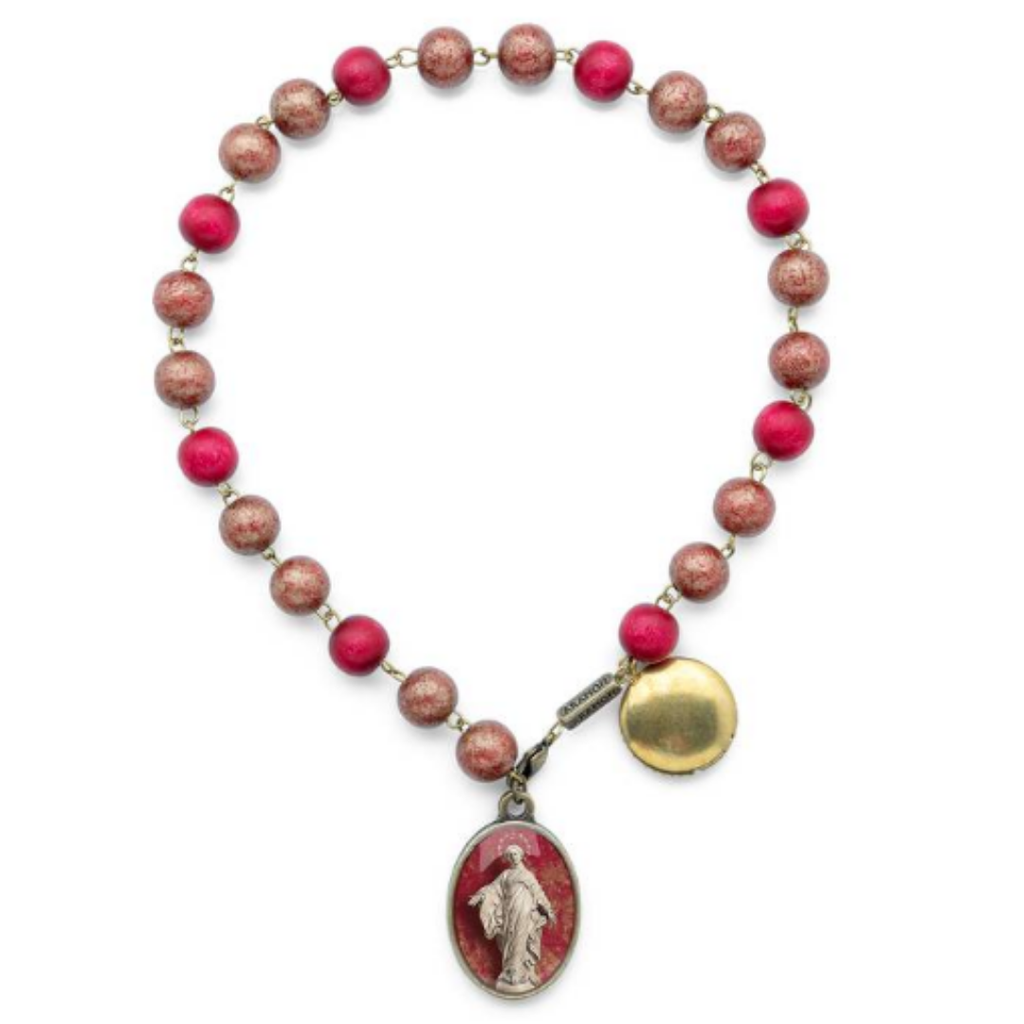NOVENA SANTA TERESINHA - PETALAS VERMELHAS - RELICARIO