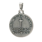 Medalha de São Miguel Arcanjo — Prata Velha