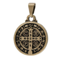 Medalha de São Bento - Pequena – Ouro Velho
