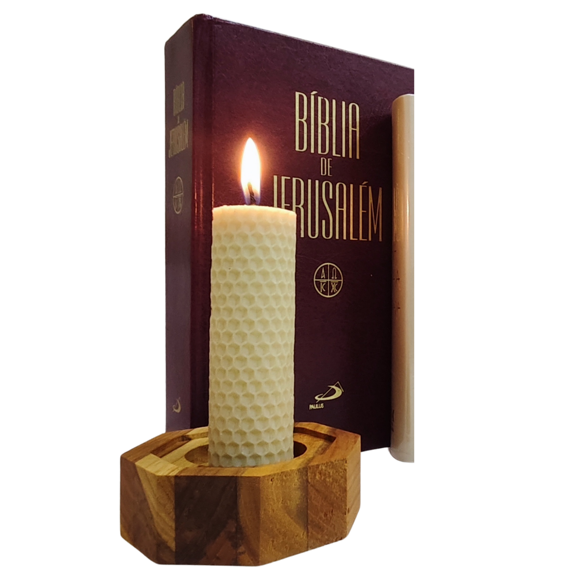 SUPORTE MADEIRA TRATADA PARA VELA