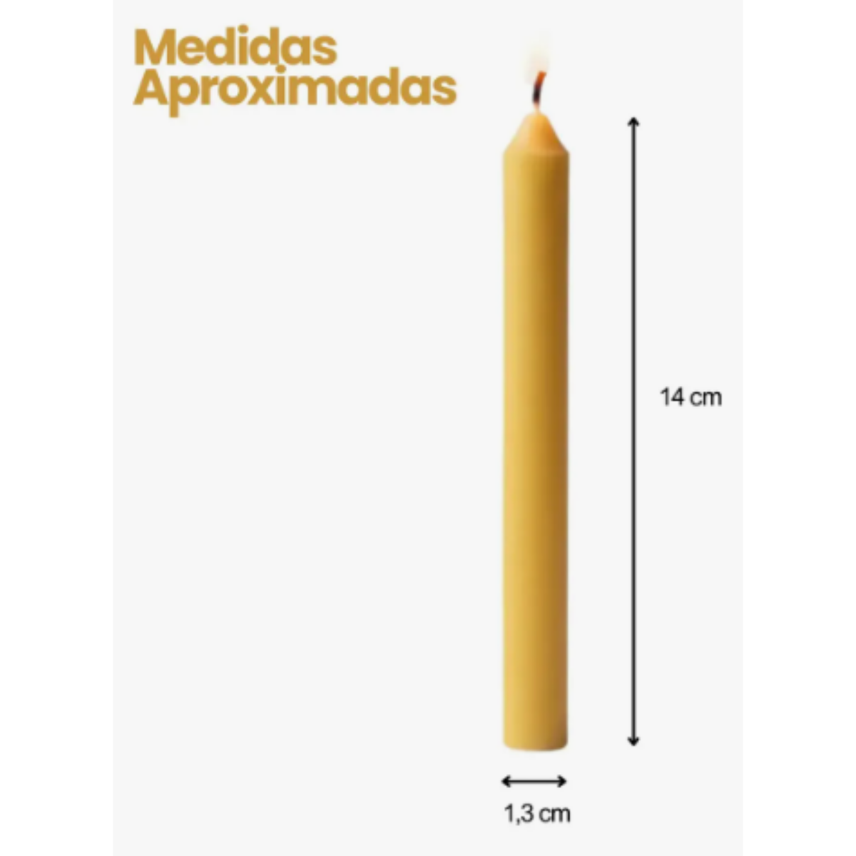 VELA ORACIONAL CERA DE ABELHA