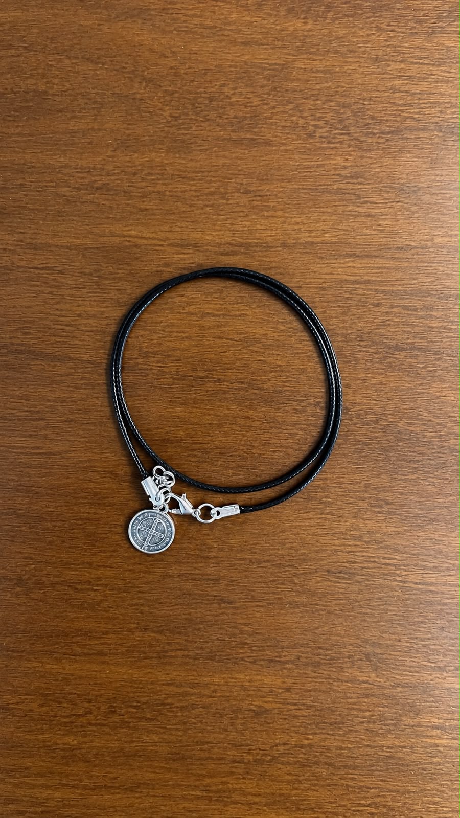 PULSEIRA SÃO BENTO NO CORDÃO - PRATA VELHA