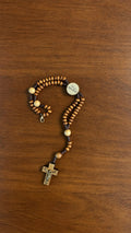 Pulseira Terço de Madeira de São José