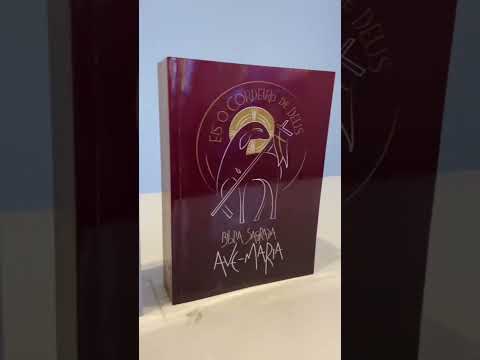 BIBLÍA SAGRADA AVE-MARIA - EIS O CORDEIRO DE DEUS - BRANCA